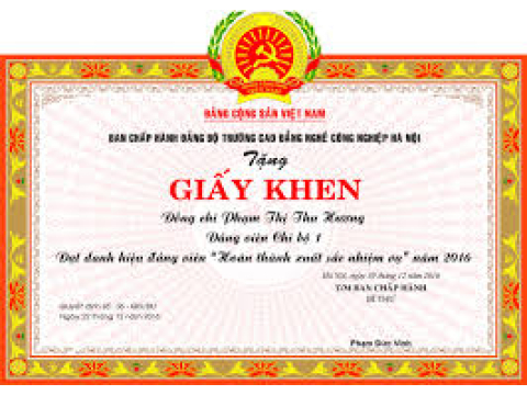 in ấn bằng khen