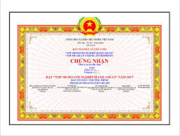 IN GIẤY KHEN – BẰNG KHEN – CHỨNG NHẬN